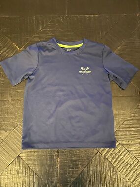 Vineyard Vines Boys Navy Lacrosse Performance Tee Size 4T